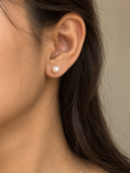 Classic Pearl Stud Earrings
