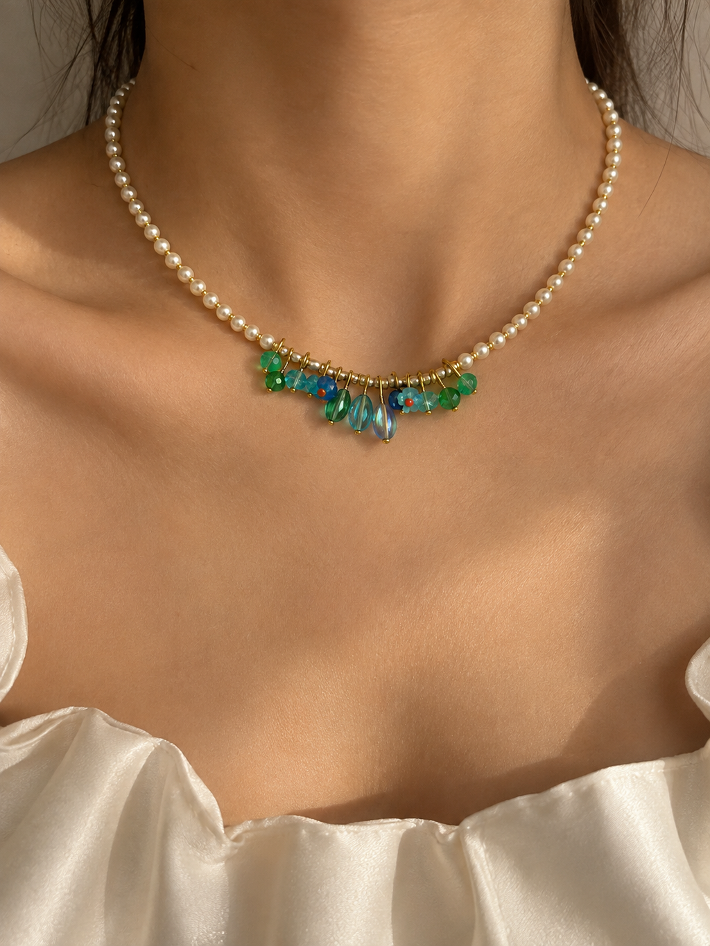 Garden Party Pearl Necklace