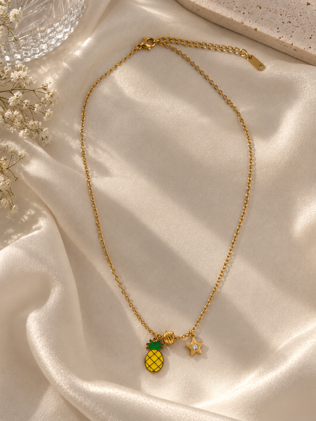 Pineapple Charm Necklace